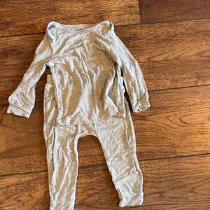 Carter's Gray Two-Piece Pajama Set